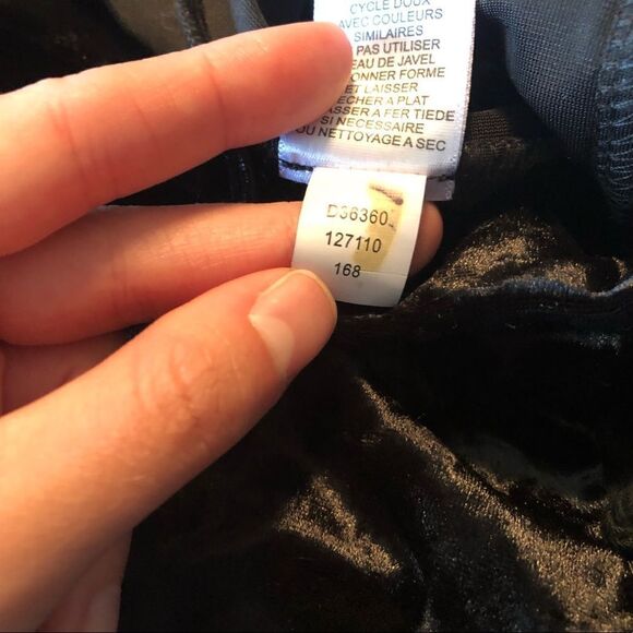 NWT! Melissa Paige black velour pants - Picture 6 of 10